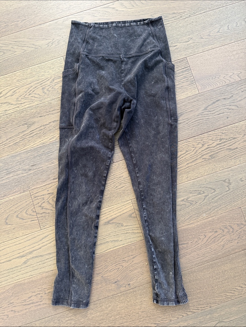 aerie OFFLINE Washed Black High-Rise Leggings
